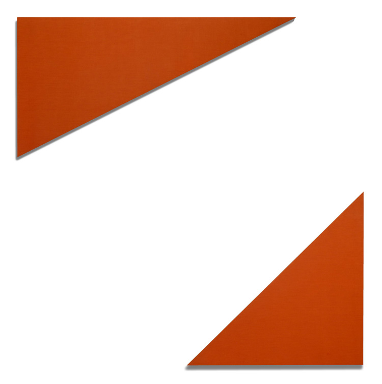 Quadrat aus zwei Dreiecken